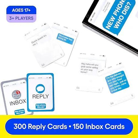 What Do You Meme? New Phone, Who Dis? - The 100% Offline Text Messaging Party Game With Refreshed Content - Board Games For Adults, Fun Games By Relatable