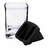 Whiskey Glass & Wedge Ice Form Set.