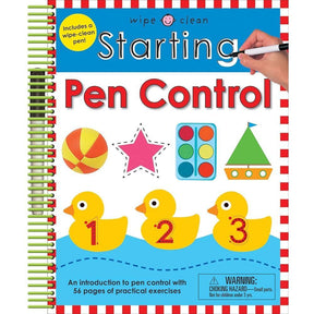 Wipe Clean: Starting Pen Control: Includes a Wipe-Clean Pen (Wipe Clean Learning Books) by Roger Priddy