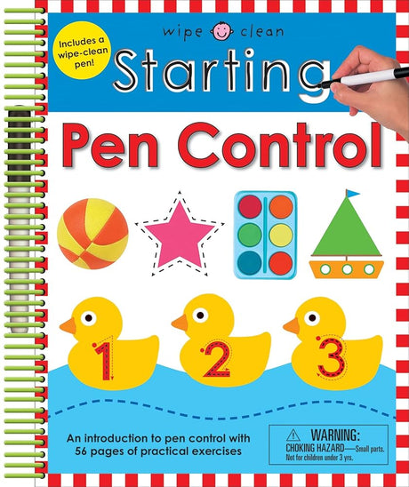 Wipe Clean: Starting Pen Control: Includes a Wipe-Clean Pen (Wipe.