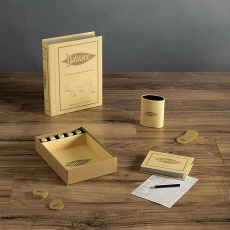 Ws Game Company Yahtzee Vintage Bookshelf Edition
