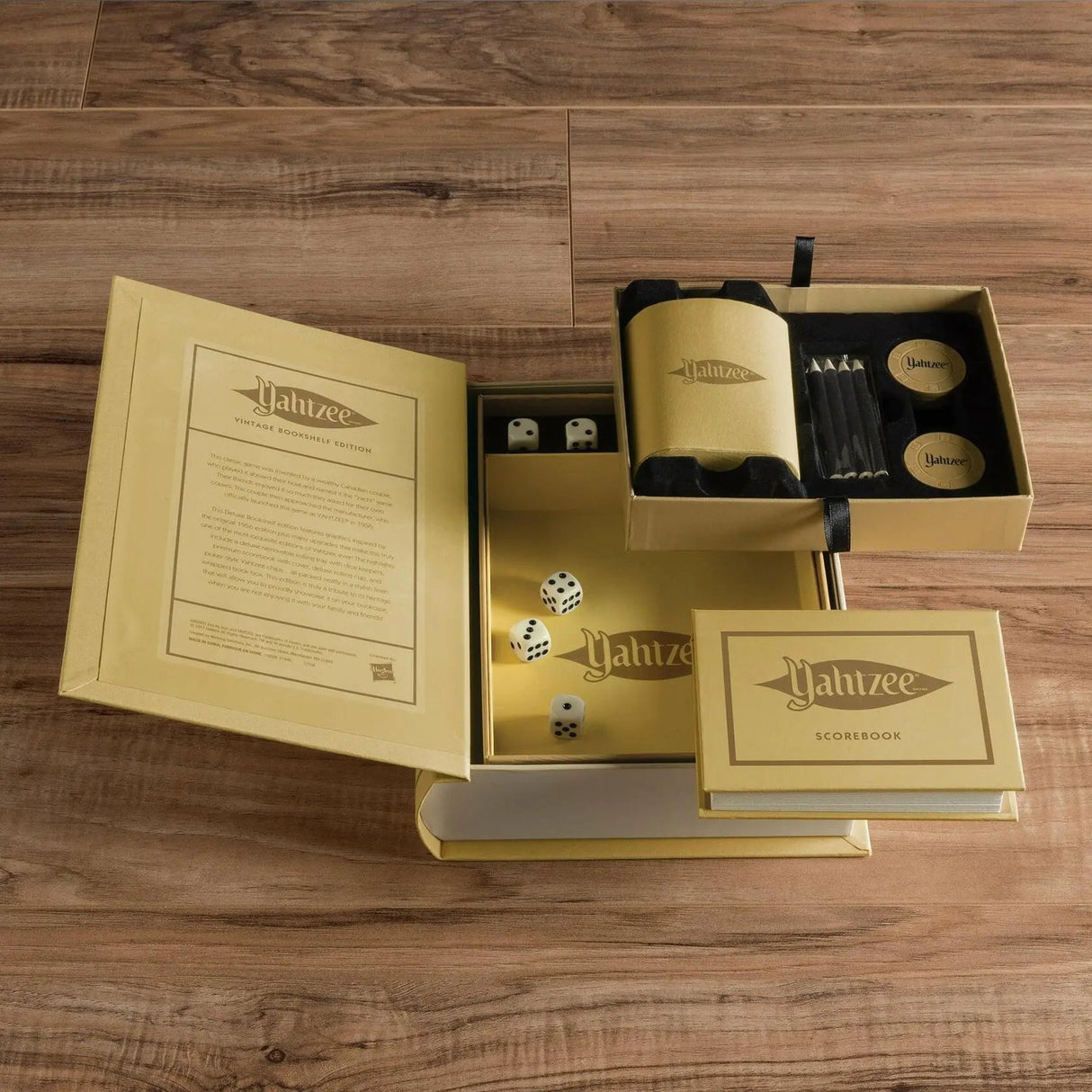 Ws Game Company Yahtzee Vintage Bookshelf Edition