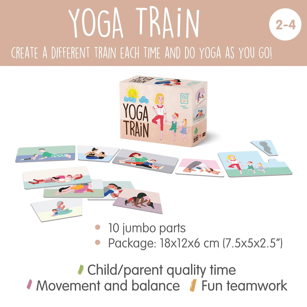 YOGi FUN - Yoga Train Game.