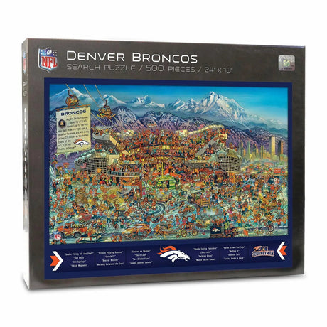 YouTheFan NFL Joe Journeyman Denver Broncos 18'' x 24'' 500-Piece Team Puzzle