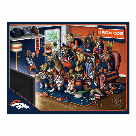 YouTheFan NFL Denver Broncos Purebred Fans 500pc Puzzle