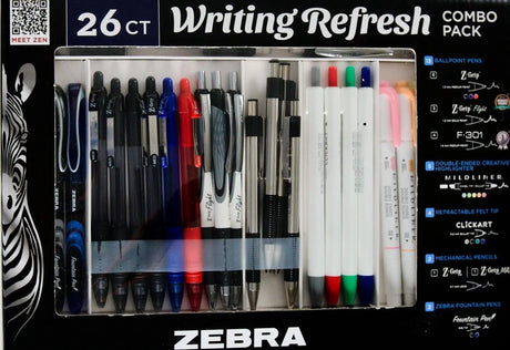 Zebra Writing Refresh Combo Pack - 26ct.
