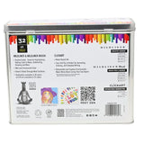 Zebra 32ct Creativity Kit - Colorful Brush Pens Markers & Click Art.