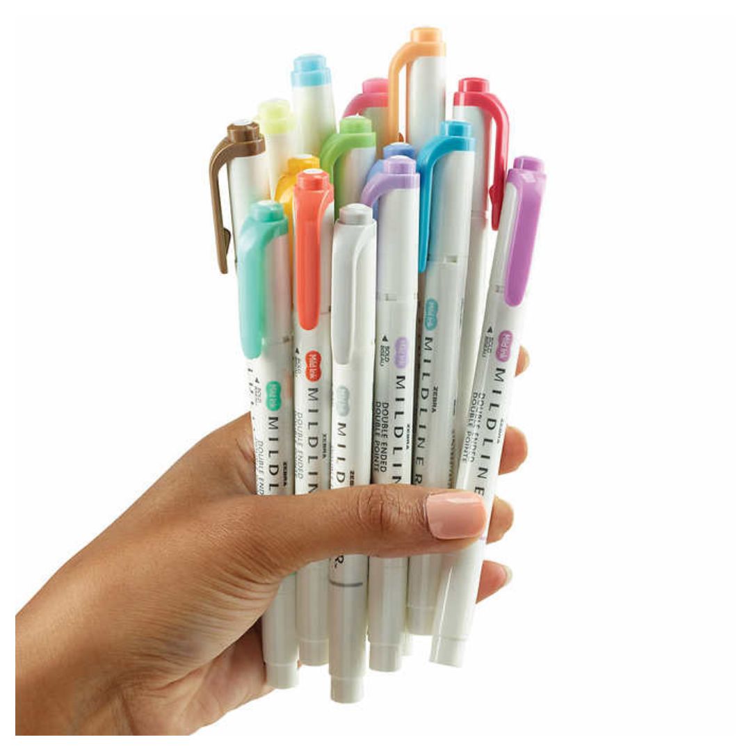 Zebra 32ct Creativity Kit - Colorful Brush Pens Markers & Click Art.
