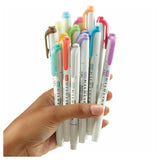 Zebra 32ct Creativity Kit - Colorful Brush Pens Markers & Click Art.
