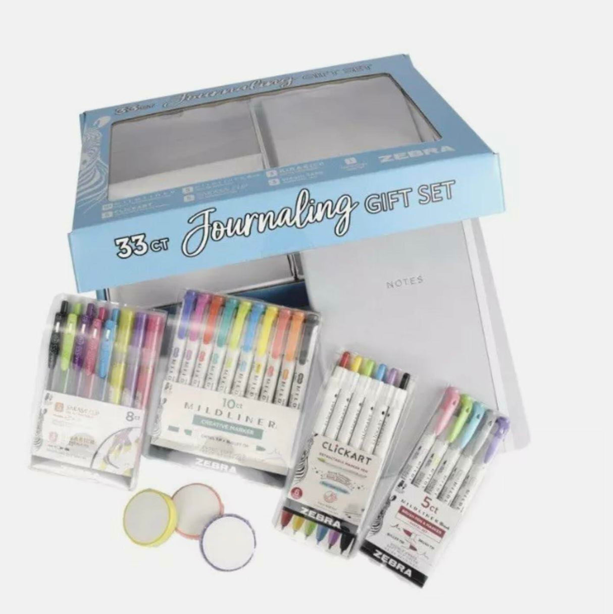 Zebra 33ct Journaling Gift Set.