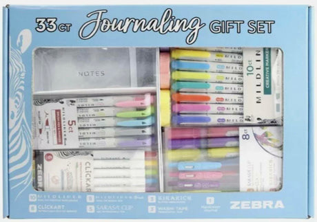 Zebra 33ct Journaling Gift Set.