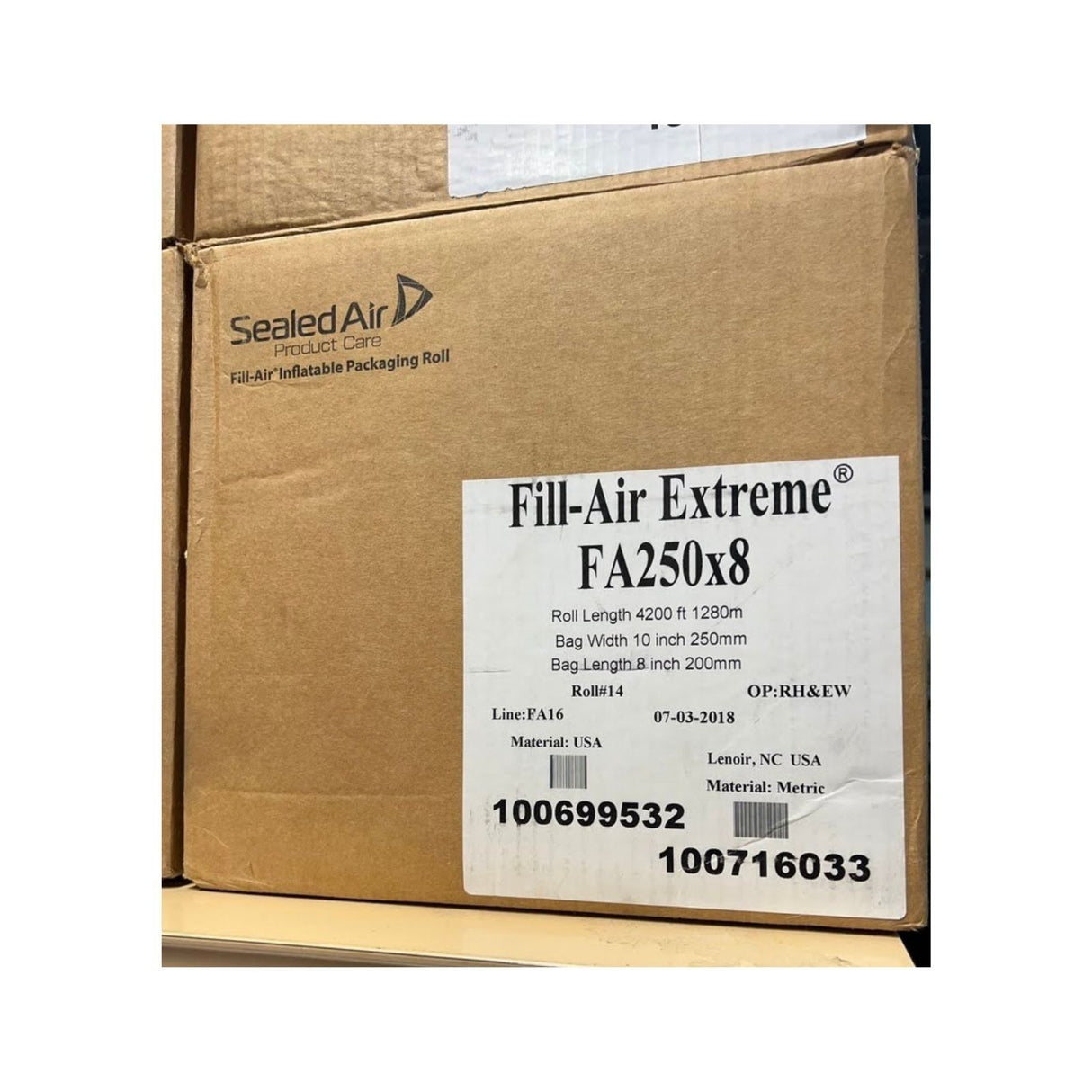 Sealed Air Fill Air Extreme Inflatable Packaging Roll 4200 ft 10x8 Air Bags