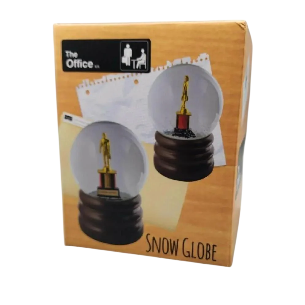 The Office Dunder Mifflin Dundie Award Snow Globe