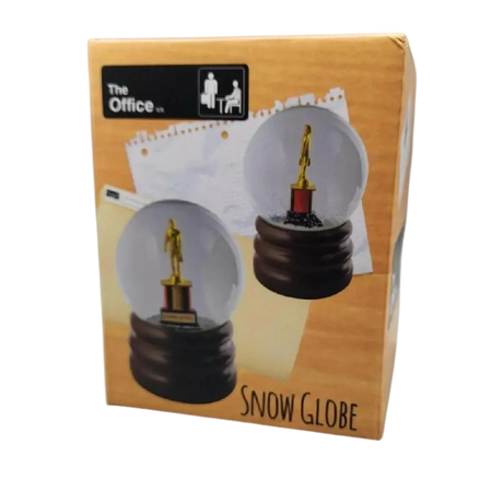 The Office Dunder Mifflin Dundie Award Snow Globe