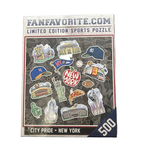 Fan Favorite City Pride New York Sports Puzzle 500pc Limited Edition Puzzle
