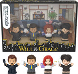 Little People Collector Will and Grace TV Series Special Edition Set for Adults & Fans, 4 Figures