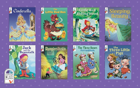 Fairy Tales Stories: Vintage Storybook Boxed set with 8 Classic Stories — for ages 3-8