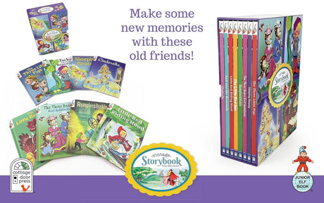 Fairy Tales Stories: Vintage Storybook Boxed set with 8 Classic Stories — for ages 3-8