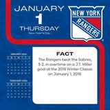 New York Rangers 2026 Box Calendar