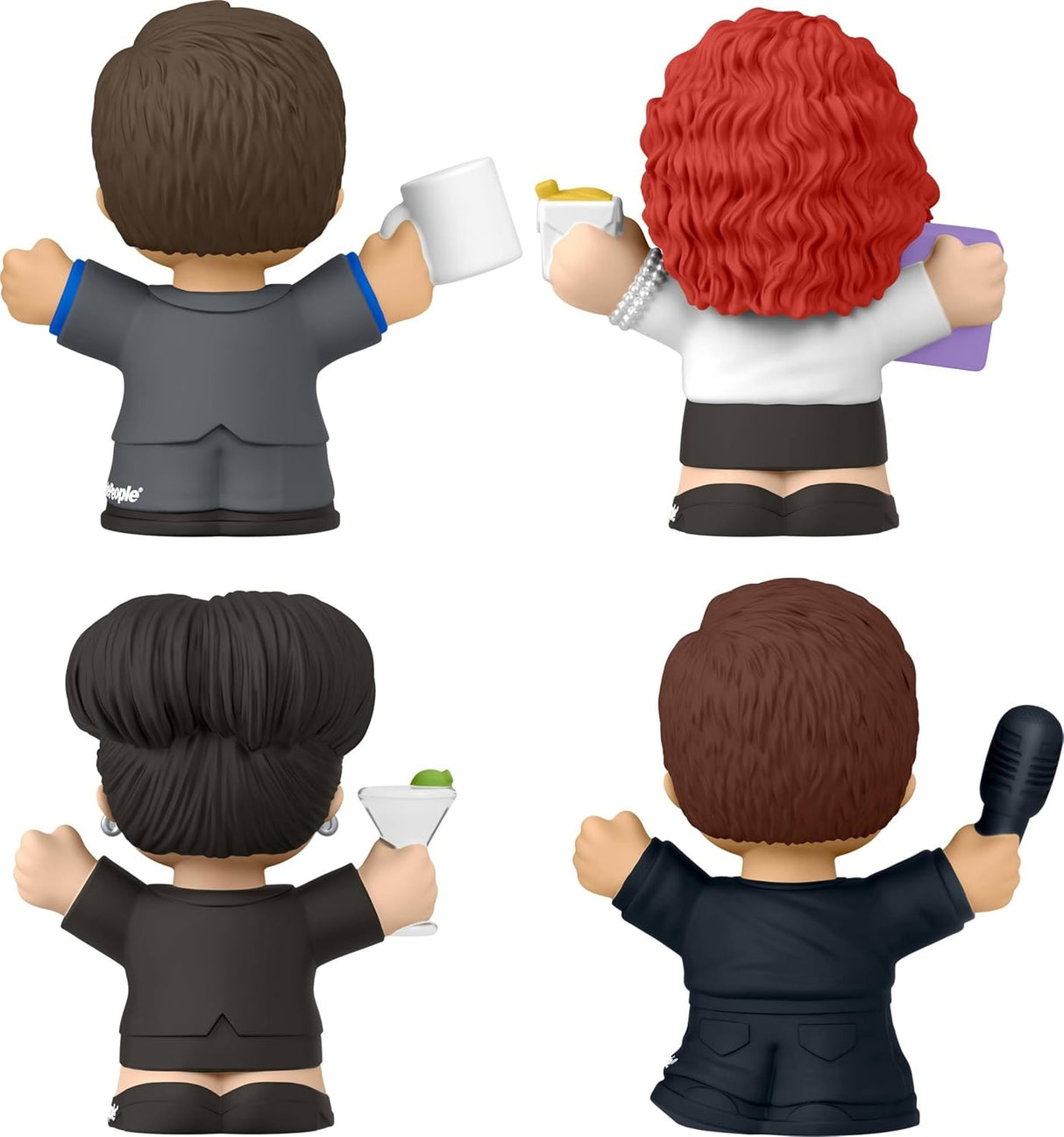 Little People Collector Will and Grace TV Series Special Edition Set for Adults & Fans, 4 Figures