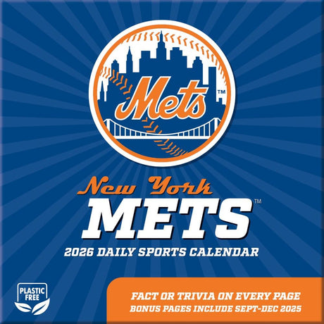 MLB New York Mets 2026 Desk Calendar