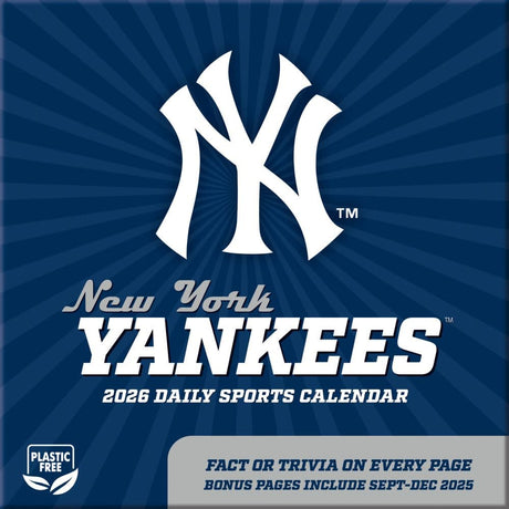 MLB New York Yankees 2026 Desk Calendar