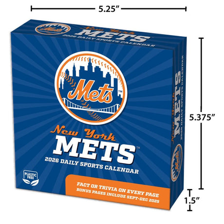 MLB New York Mets 2026 Desk Calendar