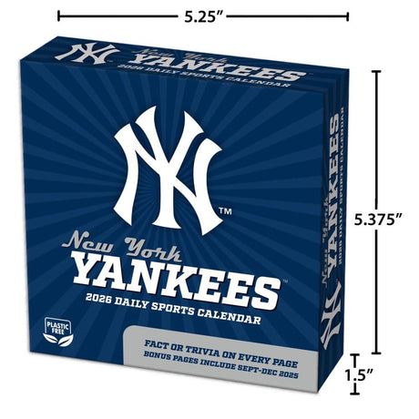 MLB New York Yankees 2026 Desk Calendar