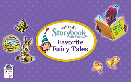 Fairy Tales Stories: Vintage Storybook Boxed set with 8 Classic Stories — for ages 3-8
