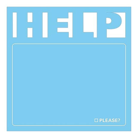 Knock Knock "HELP" Diecut Sticky Notes