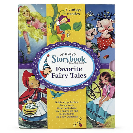Fairy Tales Stories: Vintage Storybook Boxed set with 8 Classic Stories — for ages 3-8