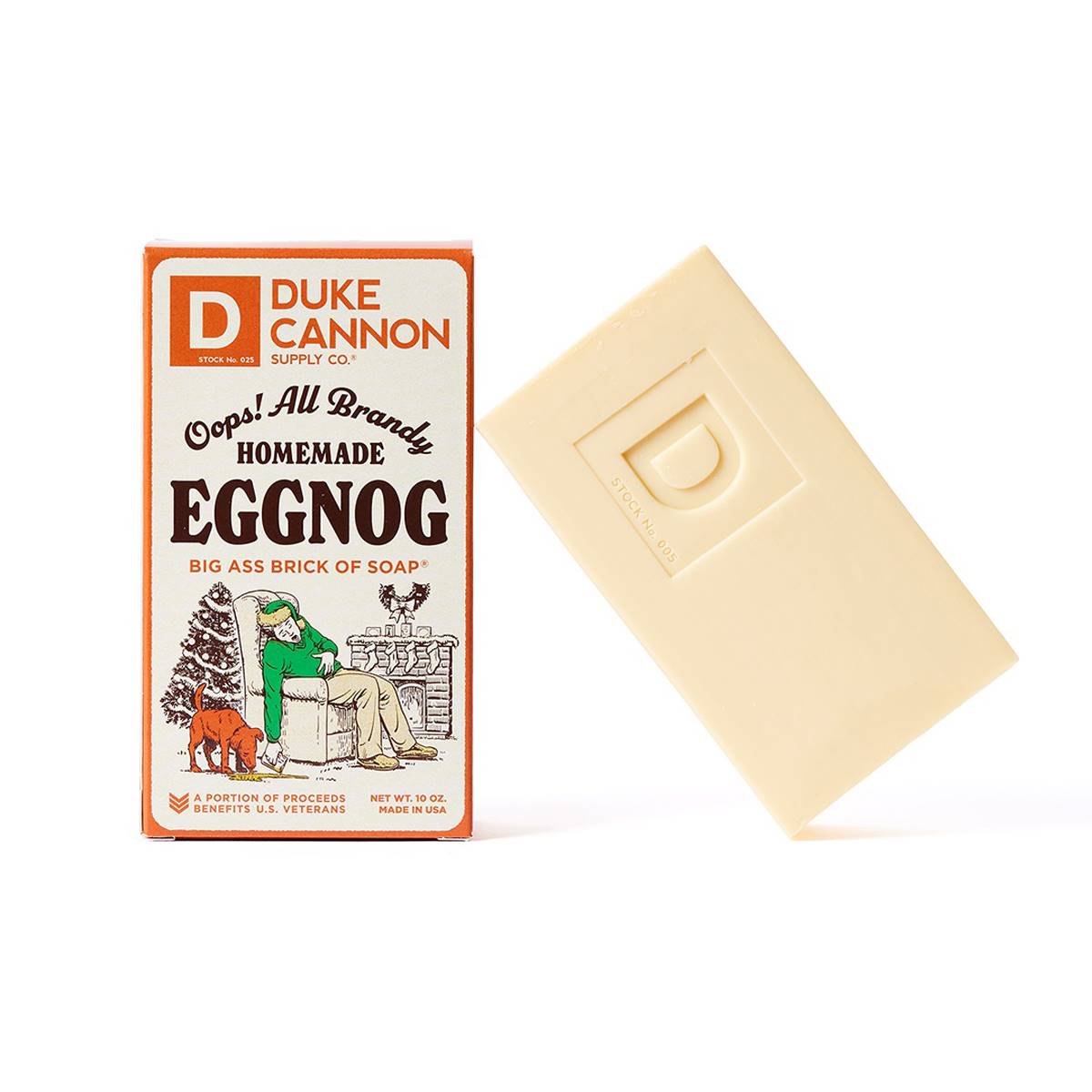 Duke Cannon Big Brick of Soap - Holiday Edition - Homemade Eggnog.