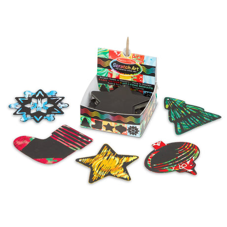 Melissa & Doug Scratch Art Mini Notes - Holiday Edition