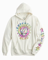 Grateful Dead Licensed Tie Dye Beige Hoodie - Large
