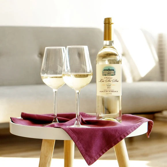 Prank-O Chateau La-Di-Da Wine Label - Prank Fake Wine Bottle Label 