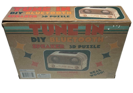 Tune in DIY Bluetooth Speaker Kit Real Wood 3D Puzzle