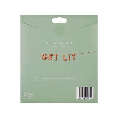 Get Lit Party Banner