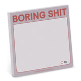 Knock Knock Boring S**t Sticky Note Pad.