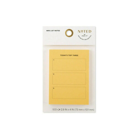 Post-it Top Three Mini List Notes - Meme Gifts 