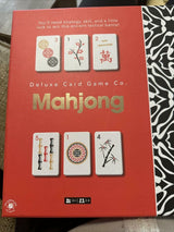 MAHJONG Deluxe Card Game Co Chinese Strategy 144 Card Tiles