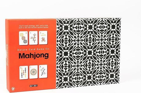 MAHJONG Deluxe Card Game Co Chinese Strategy 144 Card Tiles