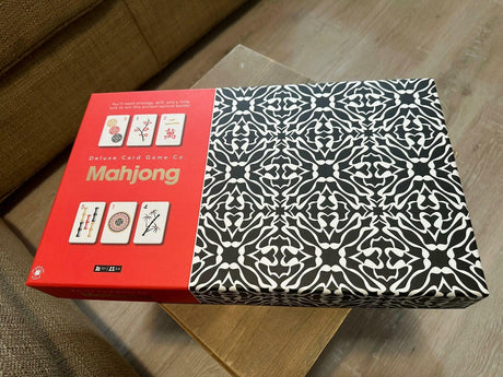 MAHJONG Deluxe Card Game Co Chinese Strategy 144 Card Tiles