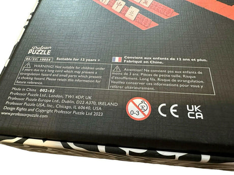 MAHJONG Deluxe Card Game Co Chinese Strategy 144 Card Tiles
