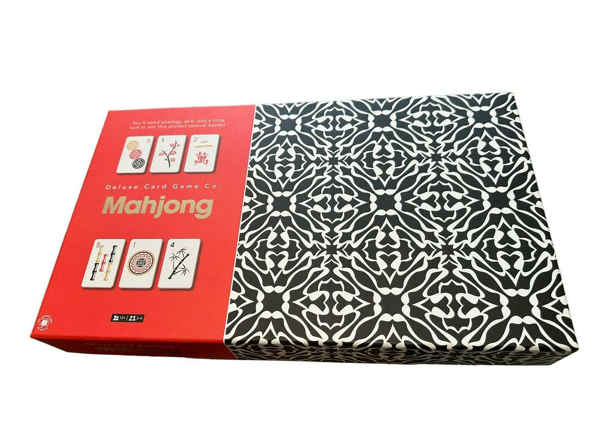 MAHJONG Deluxe Card Game Co Chinese Strategy 144 Card Tiles