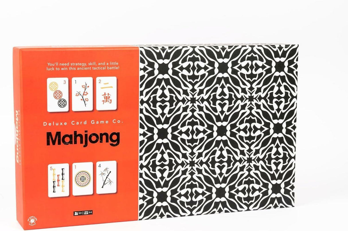 MAHJONG Deluxe Card Game Co Chinese Strategy 144 Card Tiles