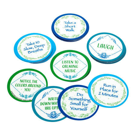 Really Good Stuff Classroom Chill Chips - Set of 40 Chips.