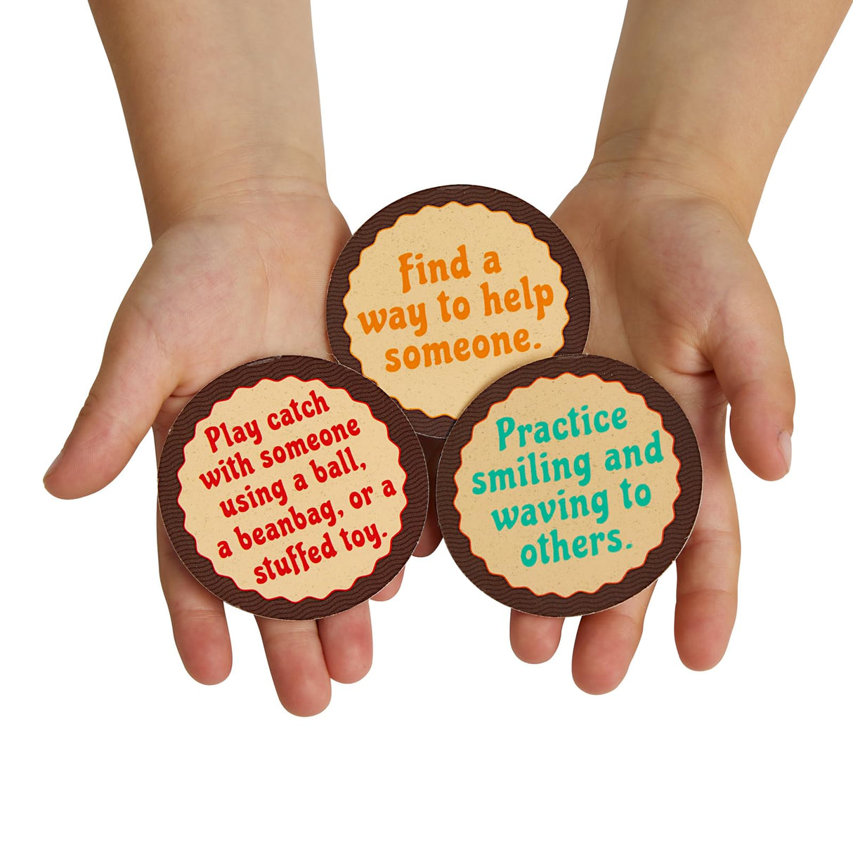 Really Good Stuff - Classroom Social Interaction Chips – Set of 40.