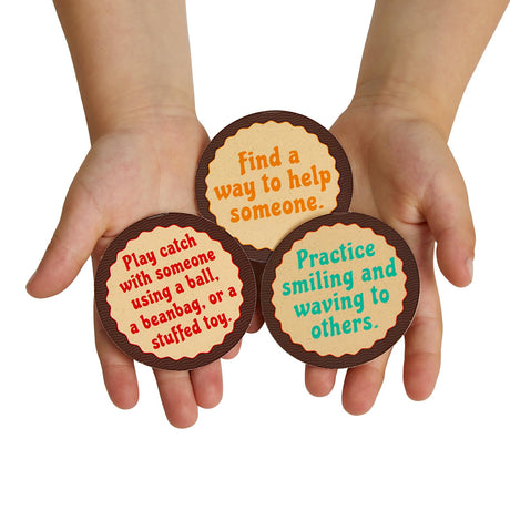 Really Good Stuff - Classroom Social Interaction Chips – Set of 40.