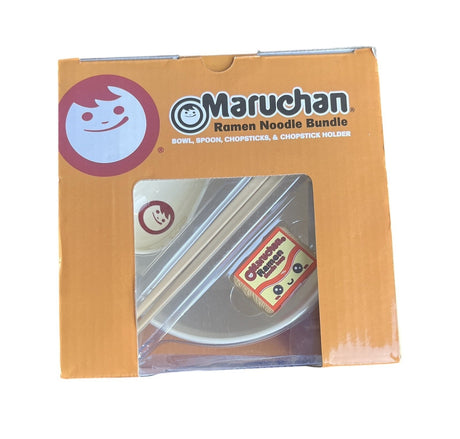 Maruchan Ramen Bowl with Reusable Bamboo Chopsticks Gift Set
